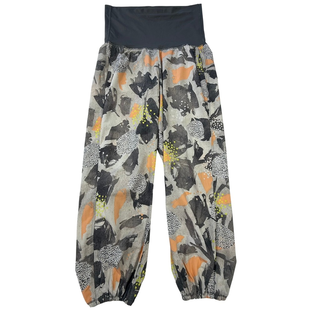 Lululemon Om Pant Mini Art Pop White Multi / Slate Size 6 - Picture 2 of 9